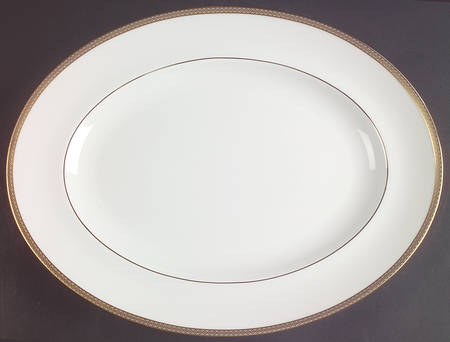 Golden Madrid 14" Oval Serving Platter