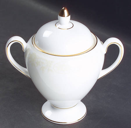 Mont Blanc Globe Shape Sugar Bowl & Lid