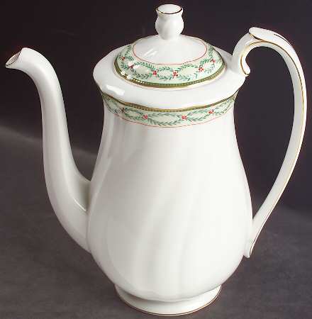 Royal Garland Coffee Pot & Lid