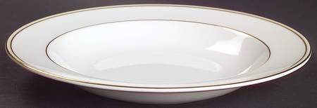 Champagne Duchesse Large Rim Soup Bowl