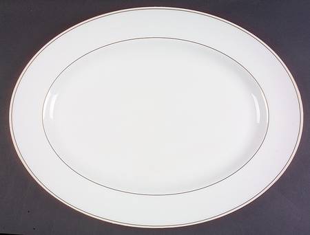 Champagne Duchesse 15" Oval Serving Platter
