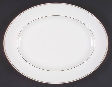 Champagne Duchesse 13" Oval Serving Platter
