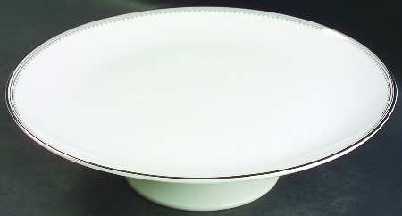 Grosgrain 10" Diameter Pedestal Cake Stand by Wedgwood