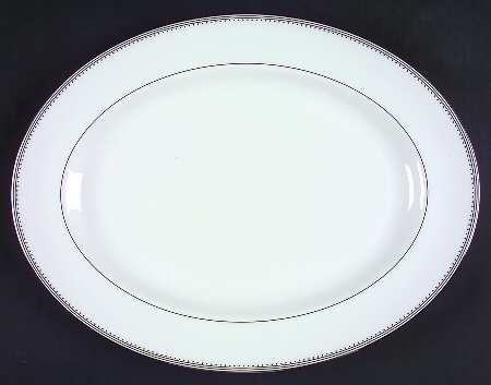 Grosgrain 15" Oval Serving Platter