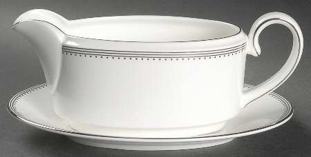 Grosgrain Gravy Boat & Underplate