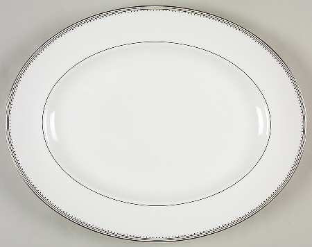 Grosgrain 13" Oval Serving Platter