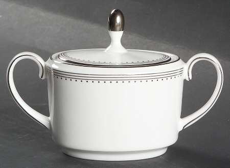 Grosgrain Sugar Bowl & Lid