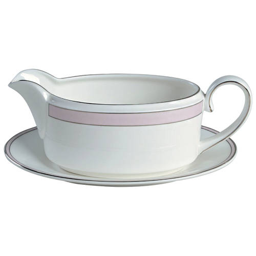 Pink Duchesse Gravy Boat & Underplate