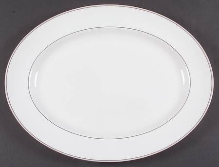 Pink Duchesse 15" Oval Serving Platter