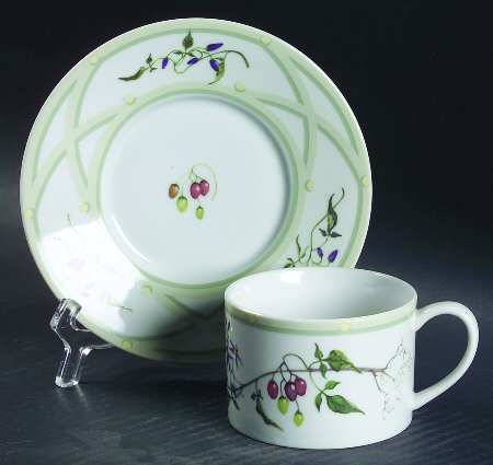 Philanthia Flat Cup & Saucer Set