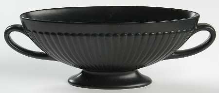 Nautilus Black 2" Oval Vase