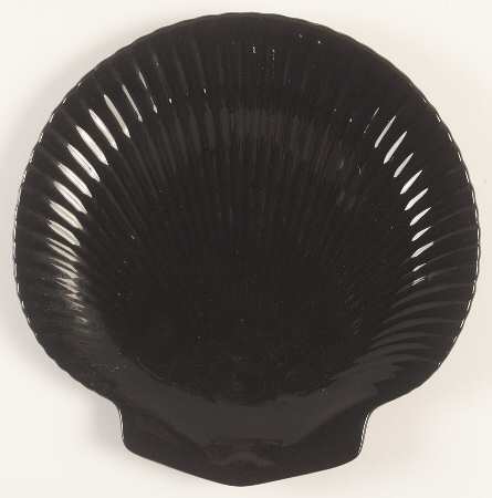 Nautilus Black Salad Plate