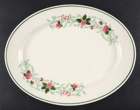 Roseberry 14" Oval Serving Platter