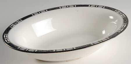 Acacia 9" Oval Vegetable Bowl