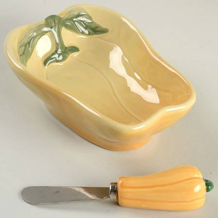Jardin Potager Dip Bowl & Spreader Set