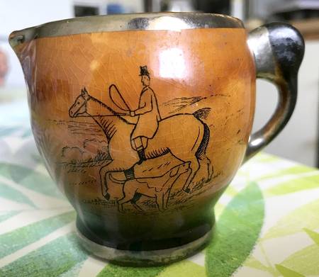 Ye Old Coaching and Hunting Days Creamer