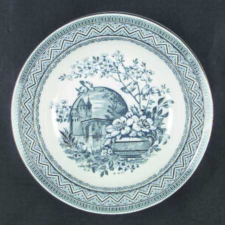 Edinburg Blue Green (Gold Trim) by Wedgwood