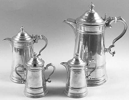 Flagon (Armetale, Hollowware) 4 Piece Tea Set