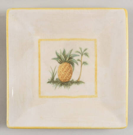 Verano Yellow Salad Plate