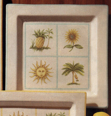 Verano Blue Dessert/Pie Plate