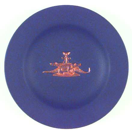 Gilded Black Basalt Egyptian by Wedgwood