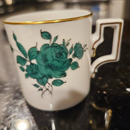 62-5098 Flat Demitasse Cup & Saucer Set