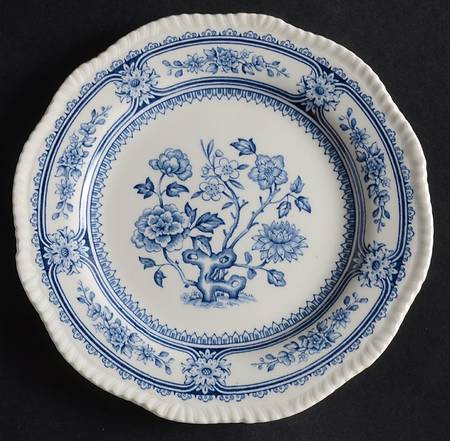 Dorset Blue (Scallop) Dessert/Pie Plate