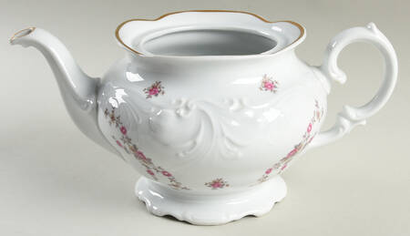 Tea Rose Teapot No Lid