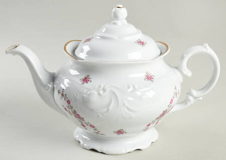 Tea Rose Teapot & Lid