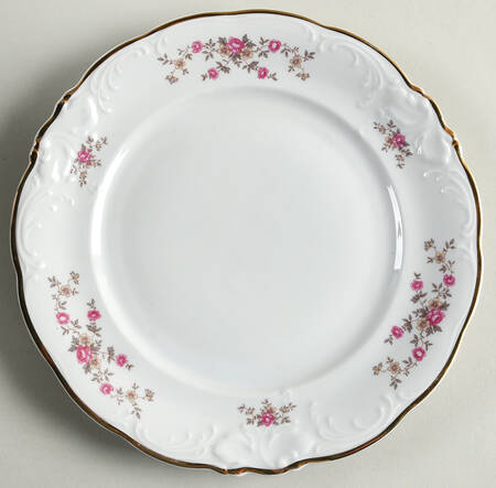 Tea Rose Luncheon Plate
