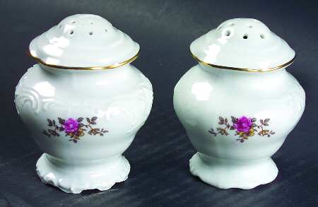 Tea Rose Salt & Pepper Set