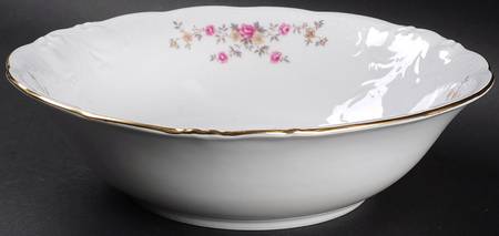 Tea Rose 9" Round Vegetable Bowl