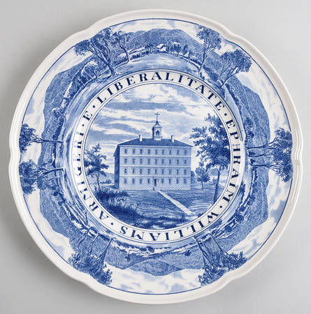 Williams College Blue Dinner Plate