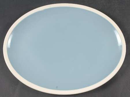 Summer Sky Blue (Sterling) 12" Oval Serving Platter