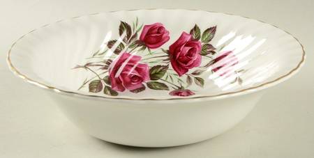 Rose Royale 8" Round Vegetable Bowl