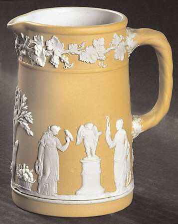 Cream Color on Cane Jasperware by Wedgwood