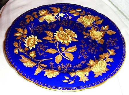 Tonquin Blue (Gold Floral) by Wedgwood