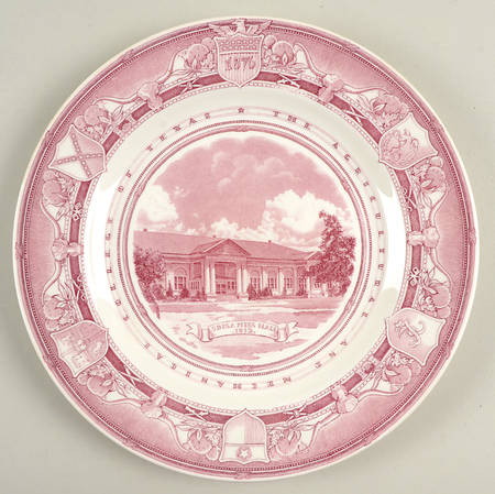 Texas A & M University Mulberry Dinner Plate