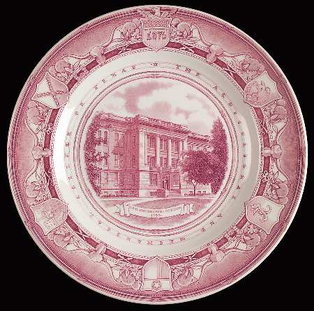Texas A & M University Mulberry Dinner Plate