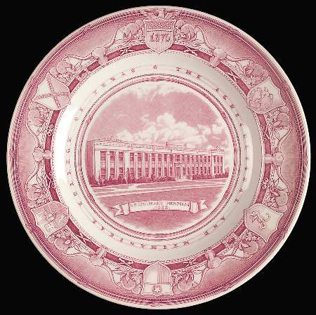 Texas A & M University Mulberry Dinner Plate