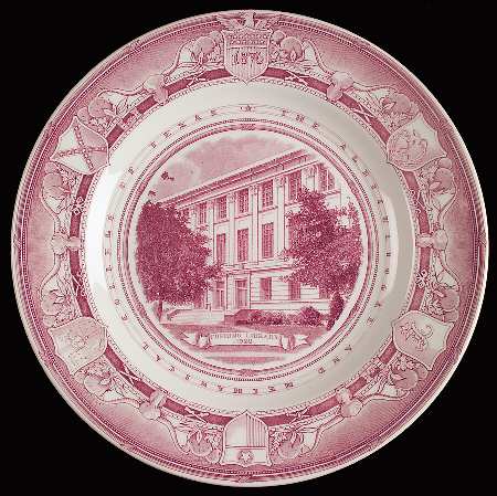 Texas A & M University Mulberry Dinner Plate