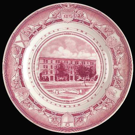 Texas A & M University Mulberry Dinner Plate