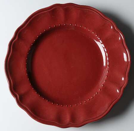 Tuscany Burgundy 12" Chop Plate (Round Platter)