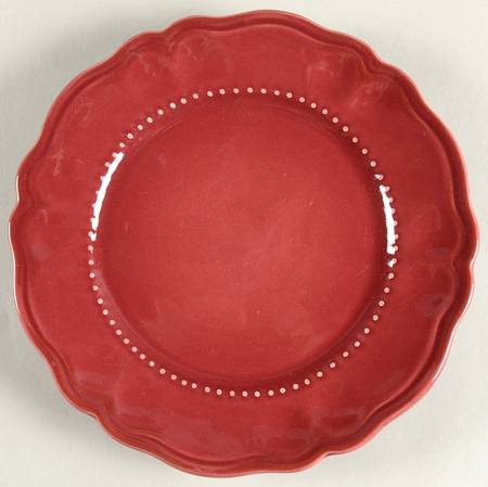 Tuscany Burgundy Salad Plate