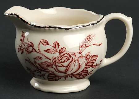 Colonial Rose Pink Creamer