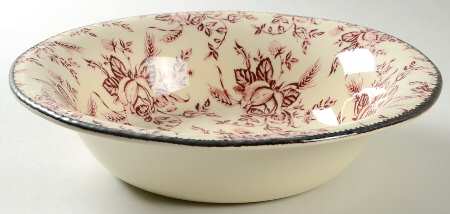 Colonial Rose Pink 9" Round Vegetable Bowl