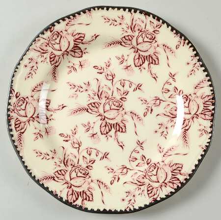 Colonial Rose Pink Salad Plate