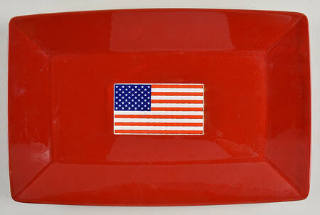 Stars and Stripes 12" Rectangular Serving Platter