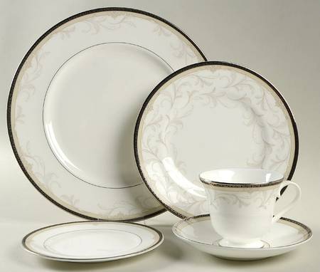 Brocade 5 Piece Place Setting