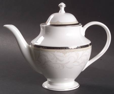 Brocade Teapot & Lid